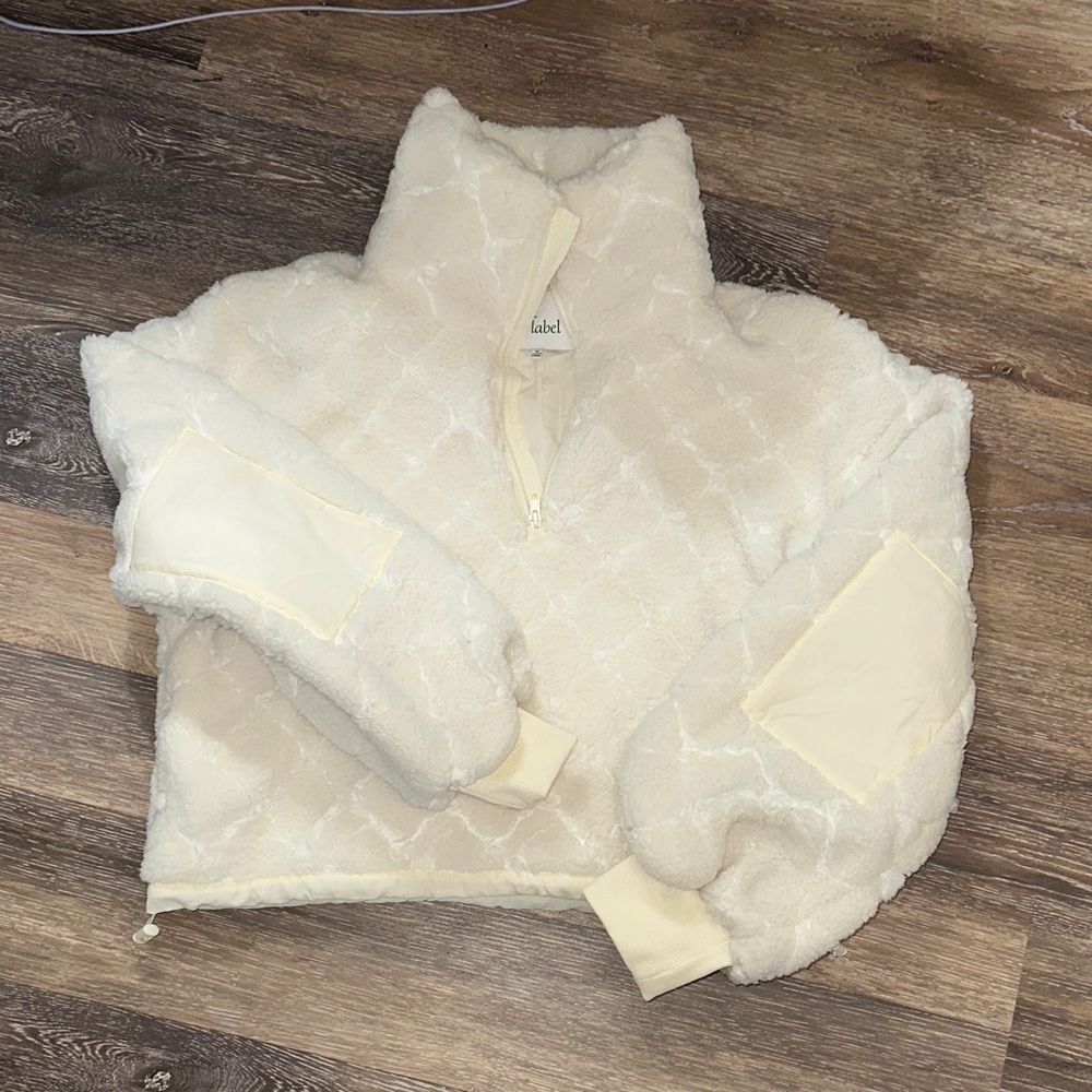 Ivory Fleece Jacket
